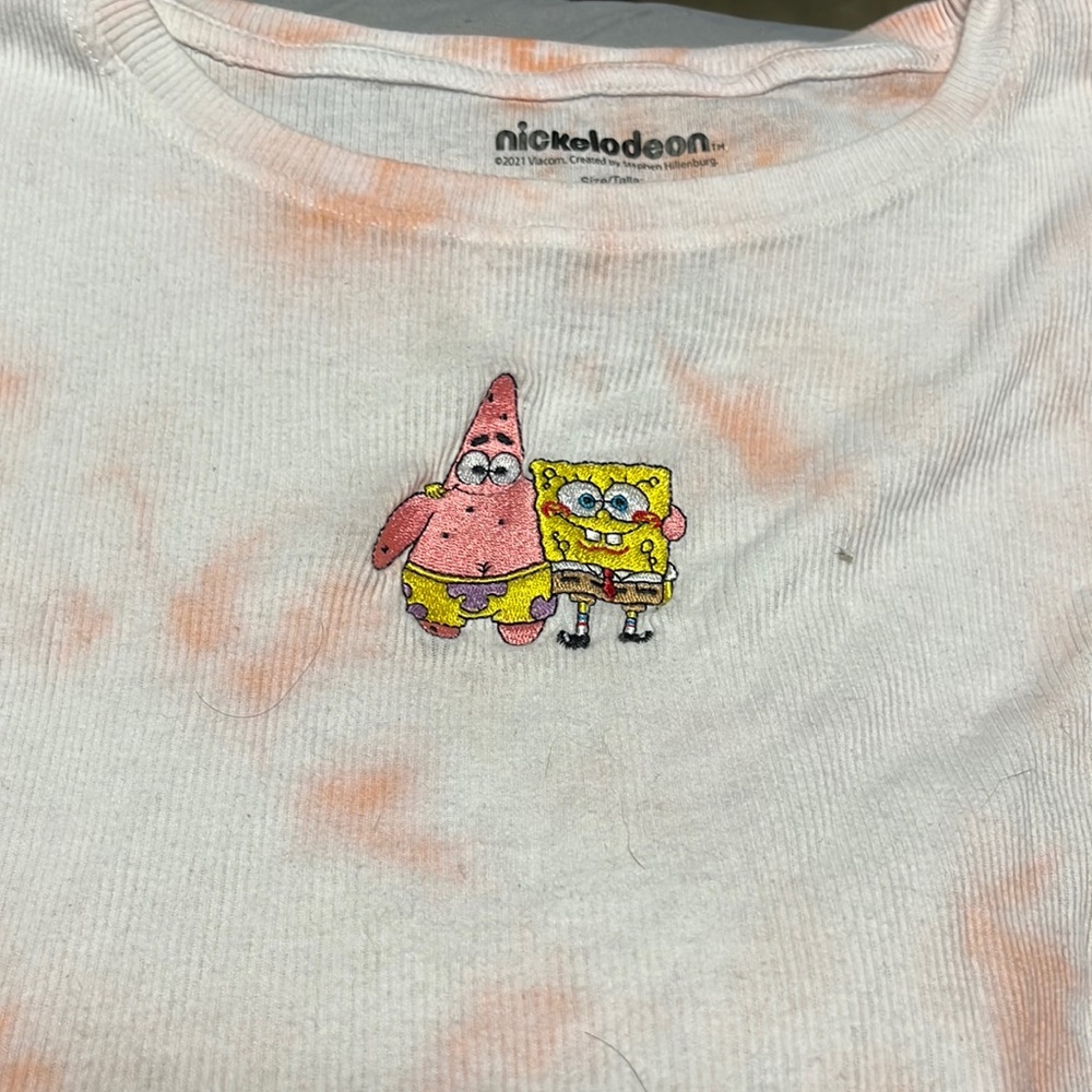 Cute SpongeBob crop top